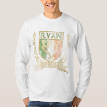 Camisa irlandesa da crista t de Ryan