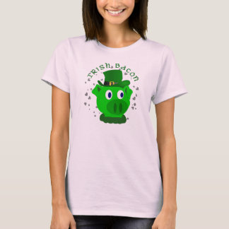 Camisa irlandesa engraçada do bacon