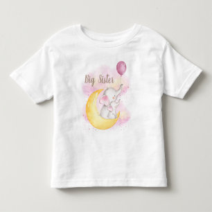 Camisa Irmã Mais Velha Irmã Mais Nova Elefante Irm