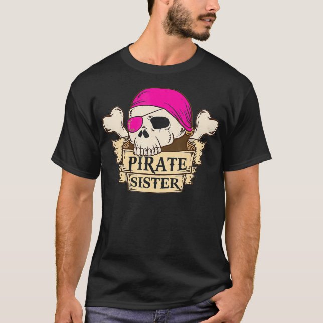 Camisa Irmã Pirata Irmã Hallowee (Frente)