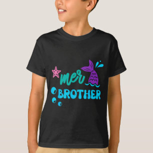 Camisa Irmão Mer Mermaid Presentes Combinando para