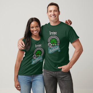 Camisa Irvine Clan Badge & Tartan T-Shirt