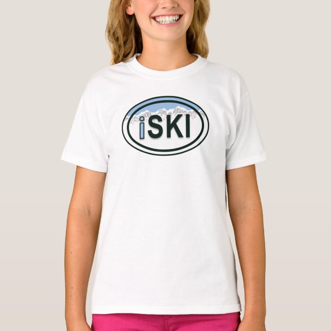 Camisa iSKI Oval Mountain Tag (Frente)