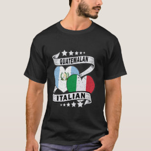 Camisa Italiana Guatemala E Bandeira Itália
