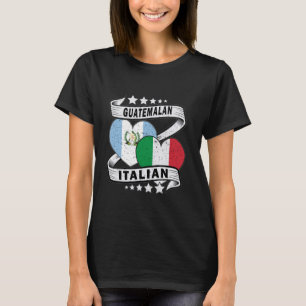 Camisa Italiana Guatemala E Bandeira Itália