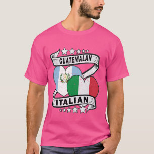 Camisa Italiana Guatemala E Bandeira Itália