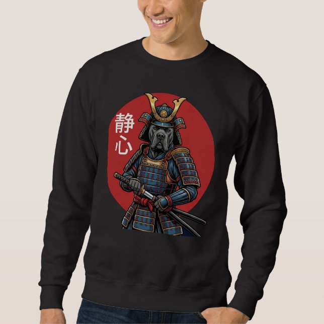 Camisa Japonesa Samurai Cane Corso, Arte de Cachor (Frente)