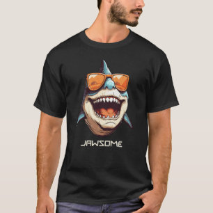 Camisa Jawsome - Tê De Tubarão Sorridente