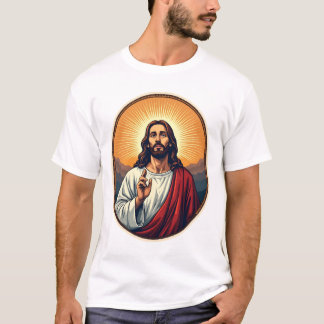 Camisa Jesus Dawn Crest Vintage Engraving