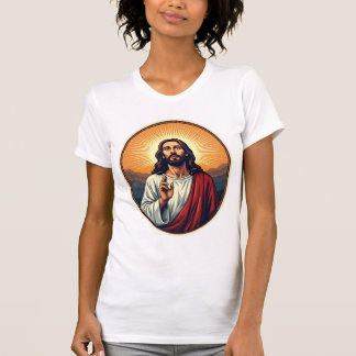 Camisa Jesus Dawn Crest Vintage Engraving