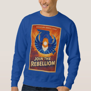 Camisa Join the Rebellion Missouri Rebel Star Bird