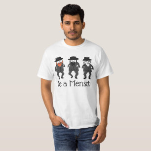 Camisa Judaica Ser Uma Mensch