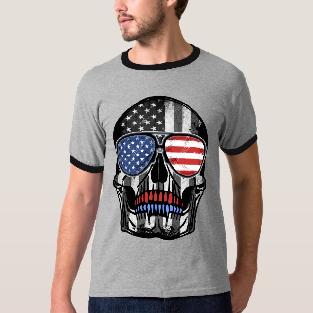 CAMISA JULHO 4º DIA DA INDEPENDÊNCIA CRÂNIO (Frente)