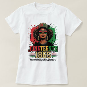 Camisa Juneteenth 1865 Quebrando Todas as Corrente
