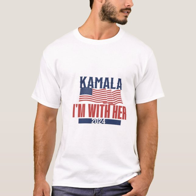 Camisa Kamala Harris no estilo elegante (Frente)