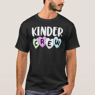 Camisa Kinder Crew Coração Professora de Jardim de