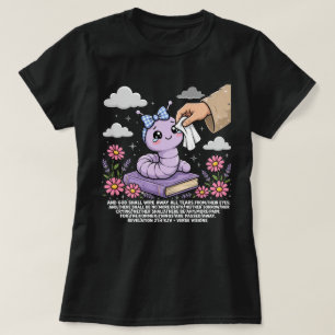 Camisa KJV Bíblia-Apocalipse 21:4 Minhoca
