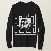 Camisa Labirinto Caveira Inferno Gótico
