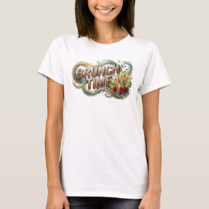 Camisa Laranja DECLARAÇÃO HORA DO BRUNCH v2