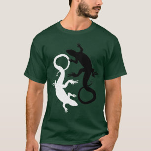 Camisa legal da arte do lagarto do réptil do