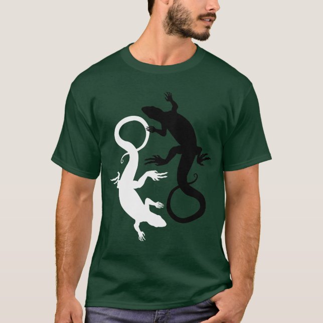 Camisa legal da arte do lagarto do réptil do (Frente)