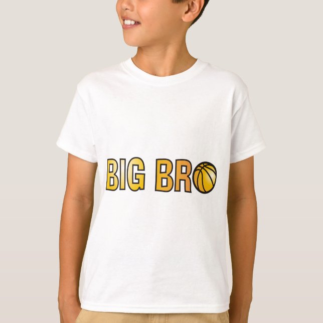 Camisa legal do Big Bro - Tema de Basquete (Frente)