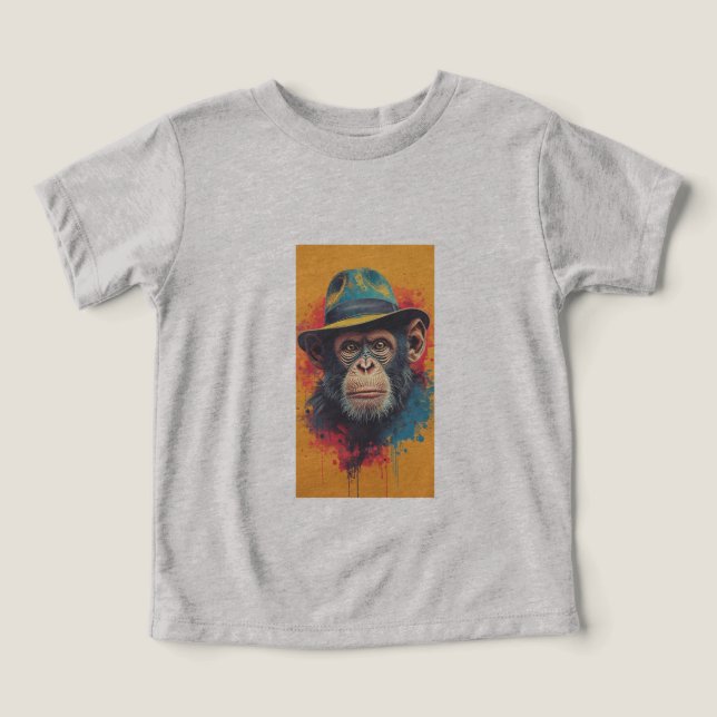 Camisa legal do Chapéu Macaco (Design frontal)
