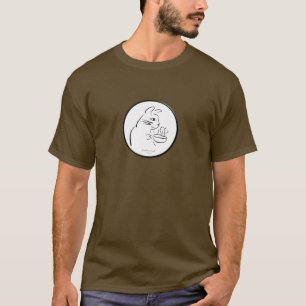 Camisa legal do gato do café