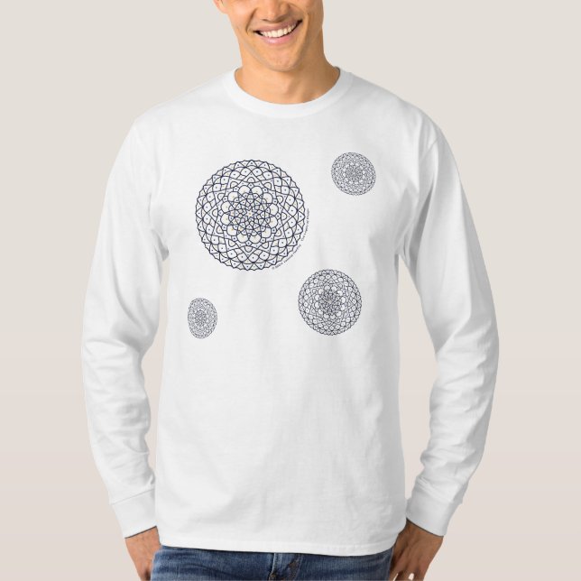 Camisa Leve Celestial para Homens (Frente)