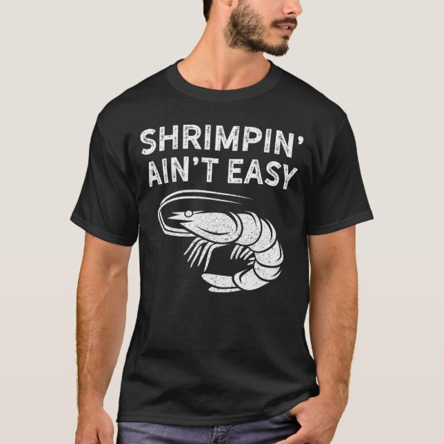 Camisa leve fácil de BJJ Shrimpin Aint para Jiu (Frente)