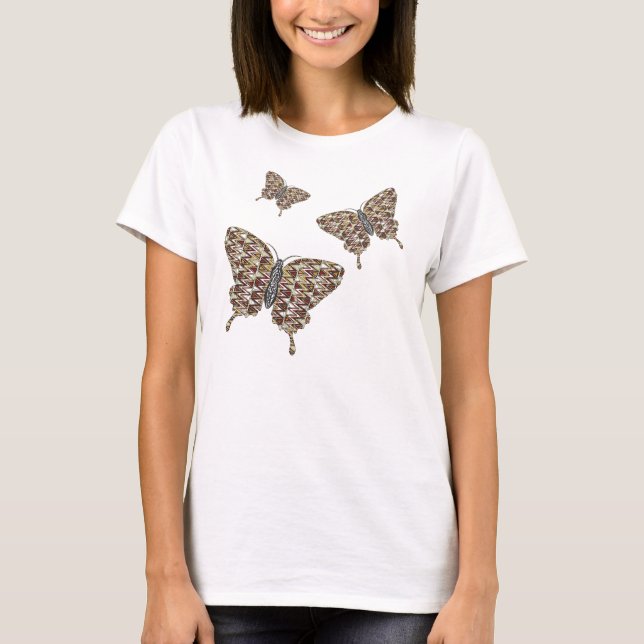 Camisa Leve Feminina African Swallowtail (Frente)