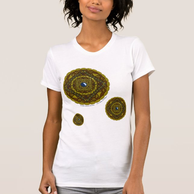 Camisa Leve Feminina Mandala de Capricórnio (Frente)