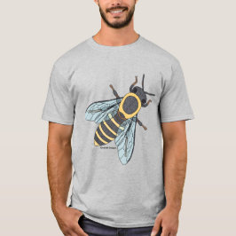 Camisa Leve Masculina - Abelha (vibrante)