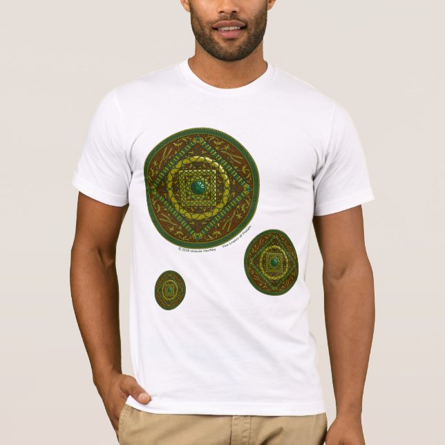 Camisa Leve Masculina Mandala de Touro (Frente)