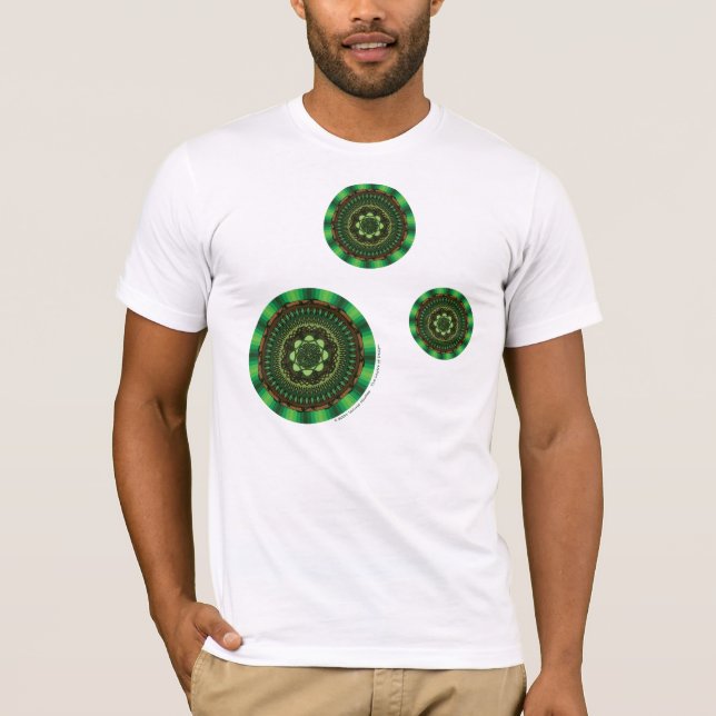 Camisa Leve Masculina Mandala Terra (Frente)
