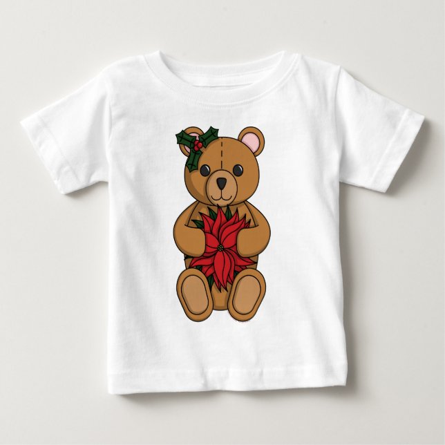 Camisa Leve para Crianças e Bebês Presente do Tedd (Frente)