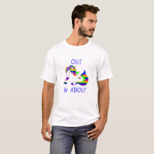 Camisa LGBT Unicórnio Arco-íris Ativo