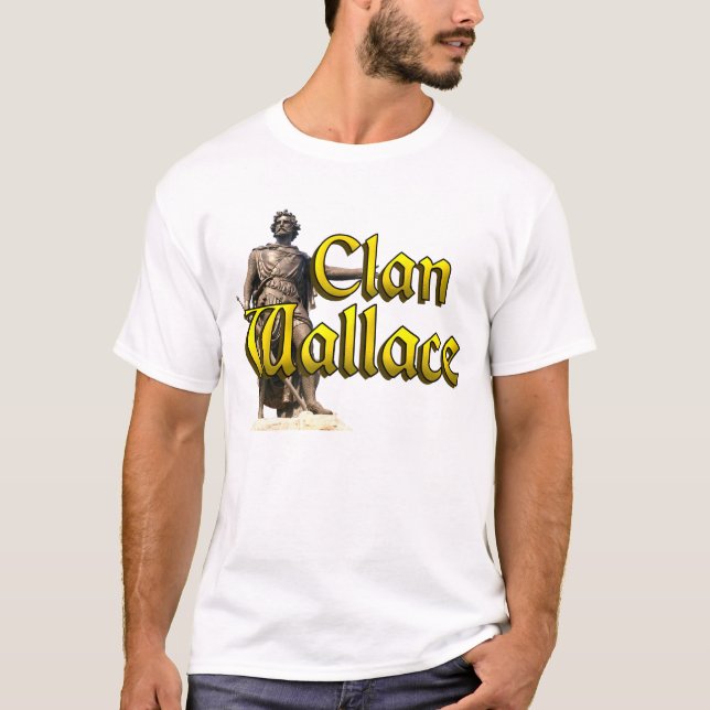 Camisa Liberdade Escocesa Clã Wallace (Frente)