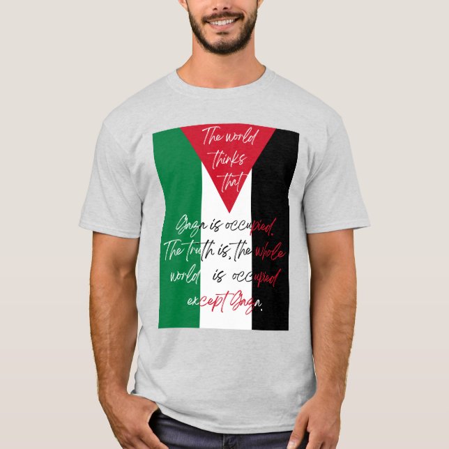 Camisa Liberdade na Palestina - Salvem a Camisa de (Frente)