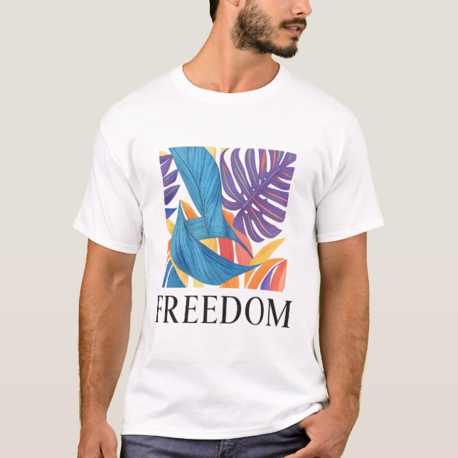 Camisa Liberdade - Tee Gráfico Negrito para Autoex (Frente)