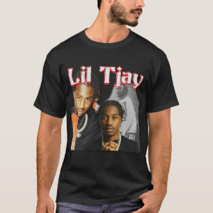 Camisa Lil Tjay design Rap Vintage 90s Classic T-S