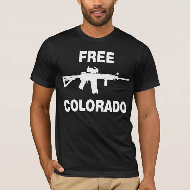 Camisa livre de Colorado AR-15 (Frente)
