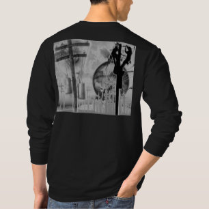 Camisa longa da Capa do lineman