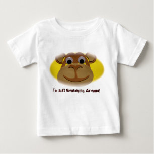 Camisa longa da Capa do macaco para crianças