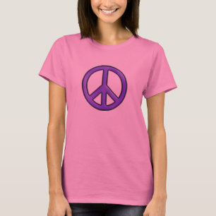 Camisa longa da Capa do sinal de paz