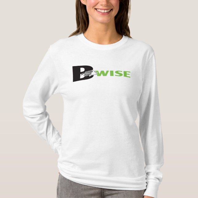 Camisa longa da Capa T de BWISE (Frente)