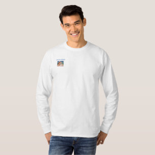 Camisa longa da tartaruga de mar t da luva de