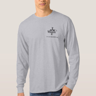 Camisa longa do logotipo da Capa NMTU