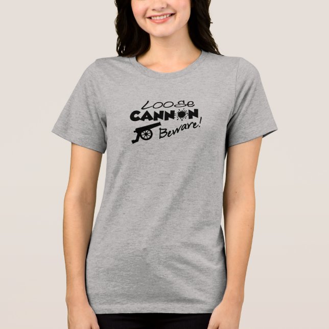 Camisa Loose Cannon - escolha estilo e cor (Frente)