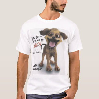 Camisa louca do cachorrinho